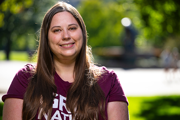 Admissions Counselor Sophia Holter smiles